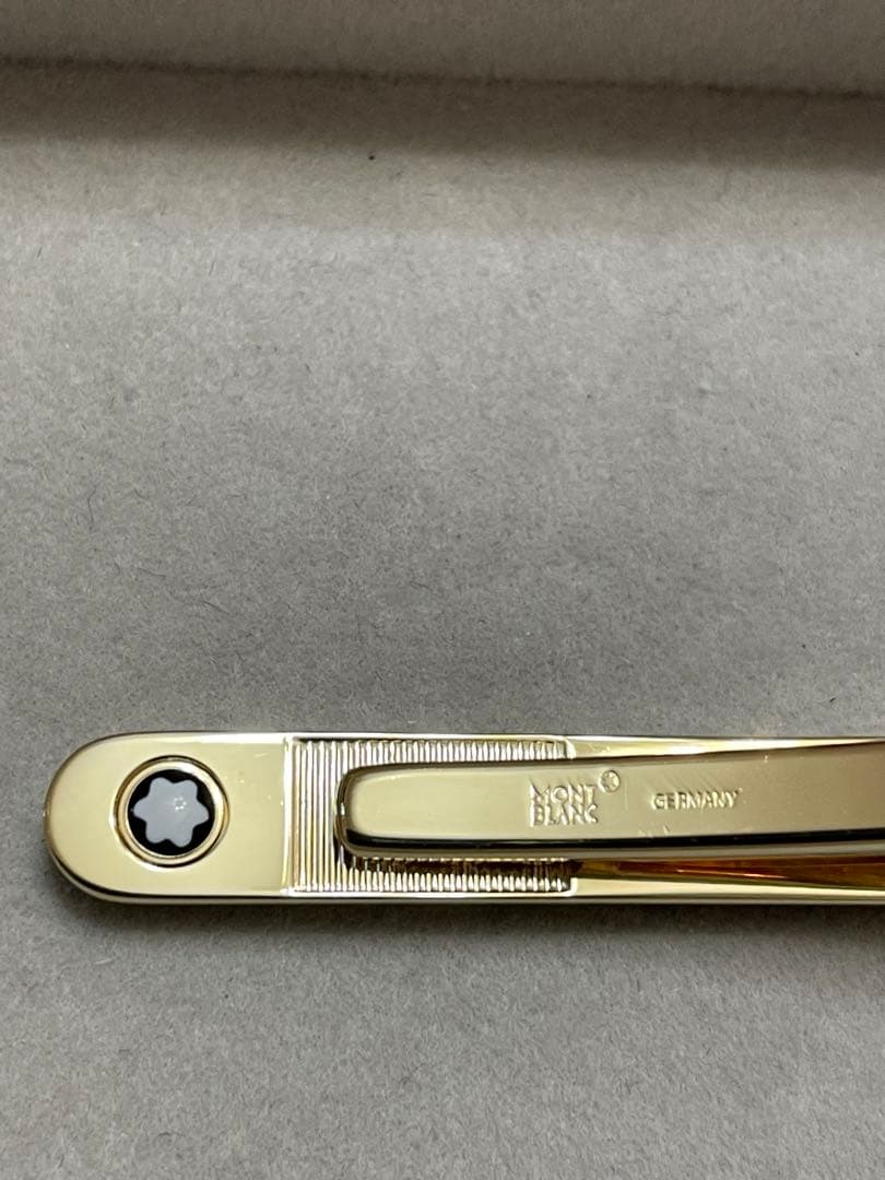 美品　MONTBLANT タイピン　オニキス　 モンブラン