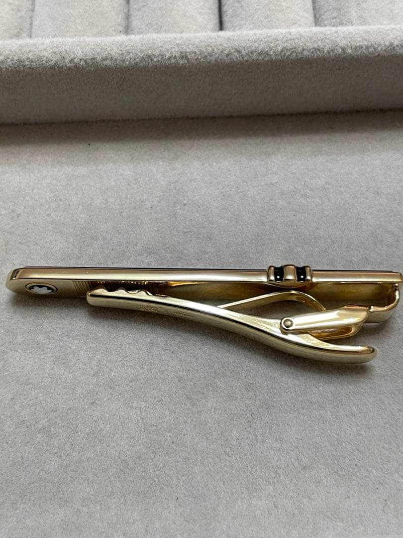 美品　MONTBLANT タイピン　オニキス　 モンブラン