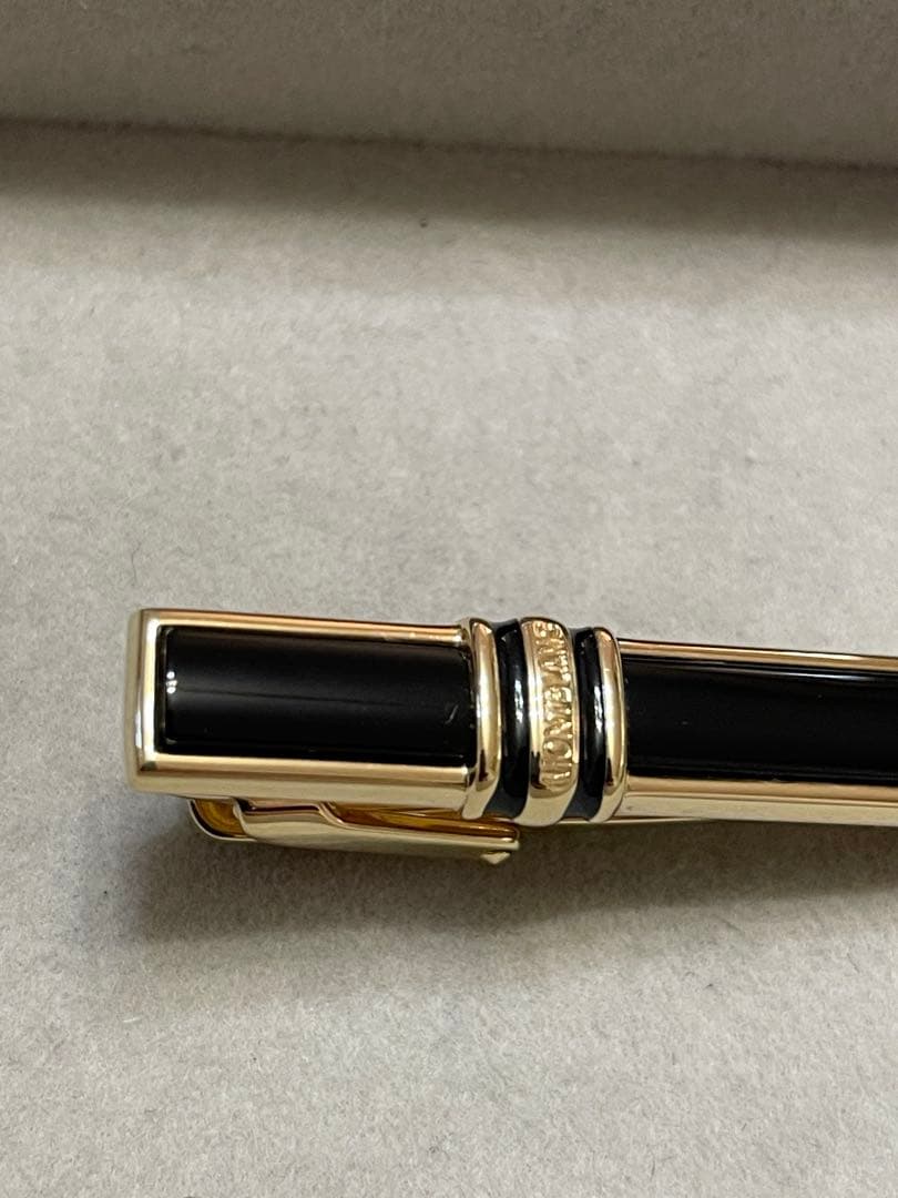 美品　MONTBLANT タイピン　オニキス　 モンブラン