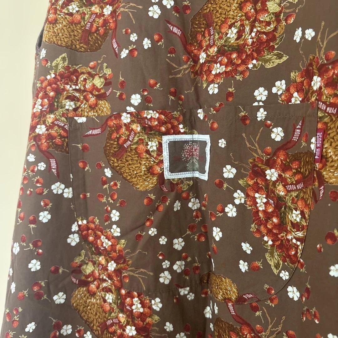 く*ん様 PINK HOUSE ダブリエ　リバーシブル苺総柄