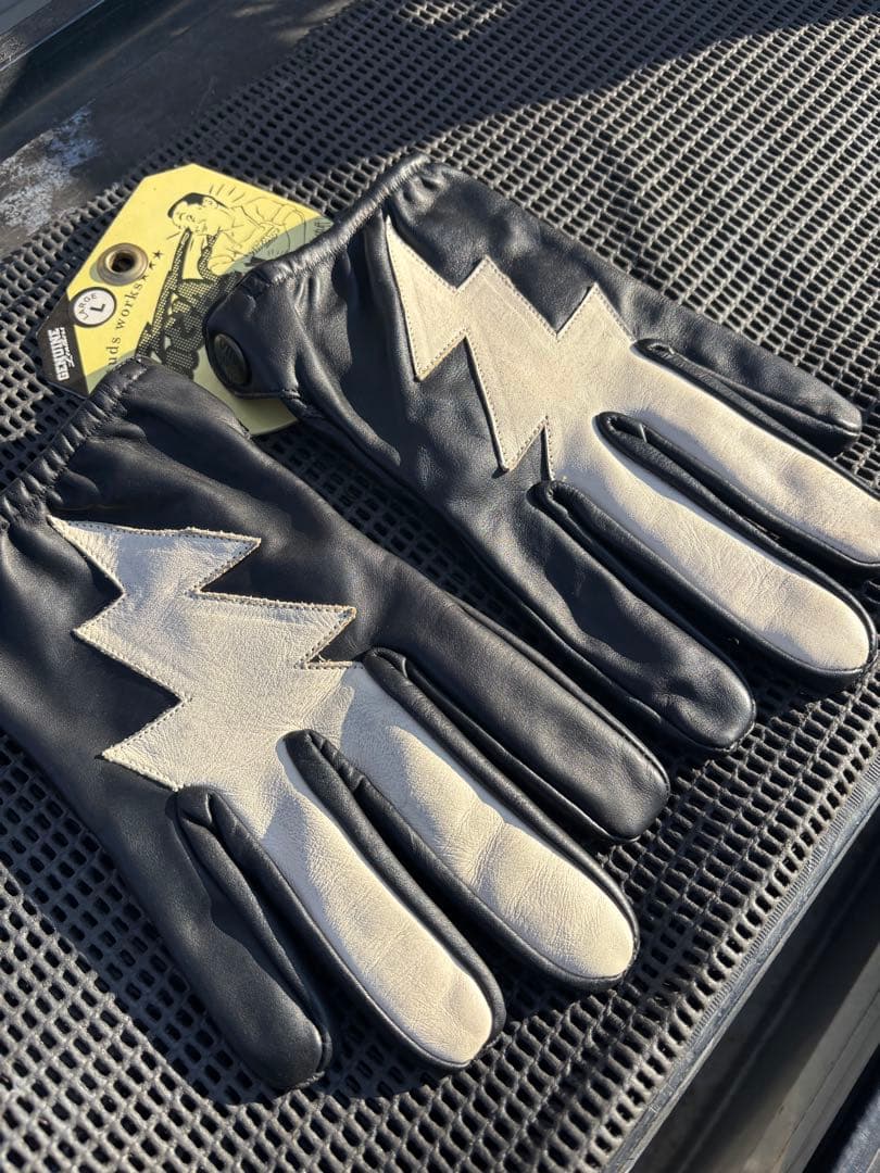 「ゆうスポ」廃盤VIN&AGEグローブL 稲妻サンダーハーレートライアンフ