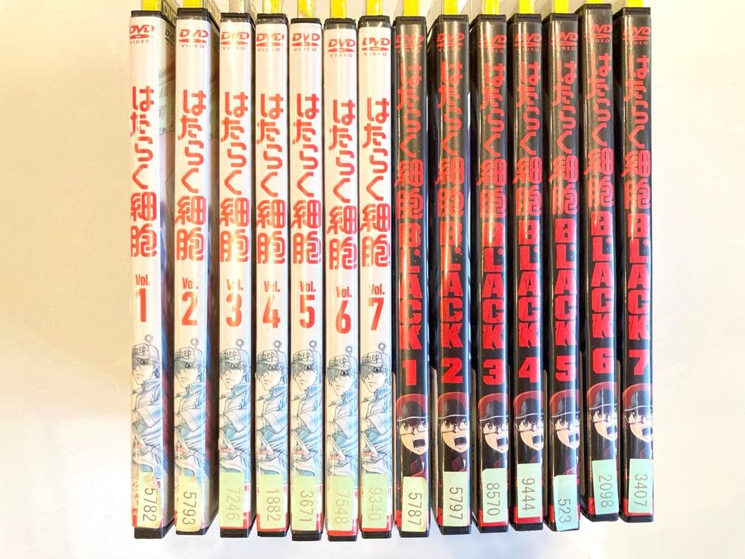 はたらく細胞& はたらく細胞BLACK DVD 全14巻セット