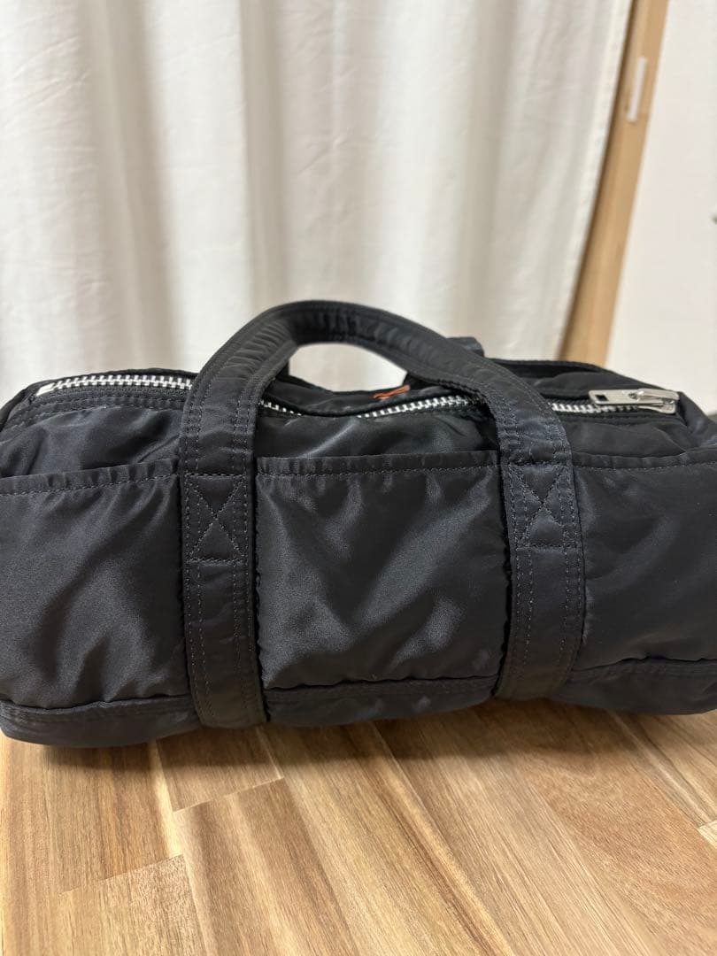 希少極美品　Porter タンカー　ボストンバッグ　ブラック　ナイロン　オレンジ
