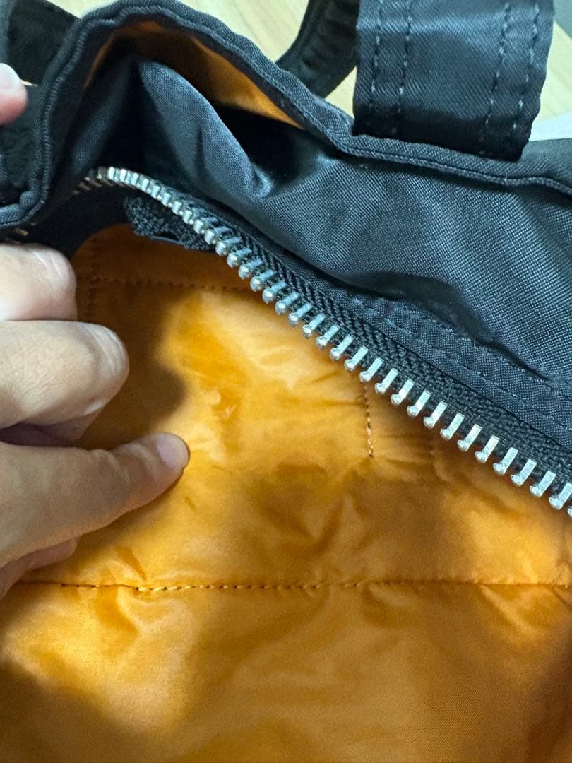 希少極美品　Porter タンカー　ボストンバッグ　ブラック　ナイロン　オレンジ