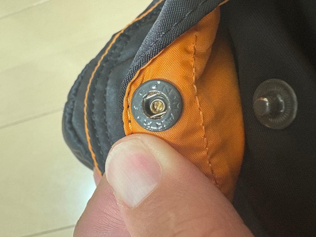 希少極美品　Porter タンカー　ボストンバッグ　ブラック　ナイロン　オレンジ