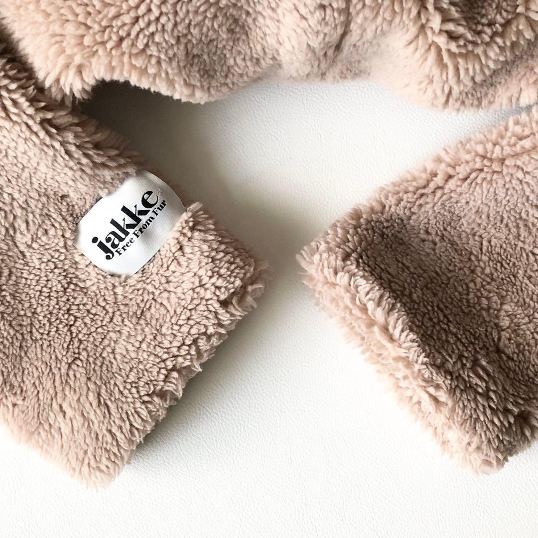 2970A美品　ジャッキー　テディベアロングコート　ベージュ　M