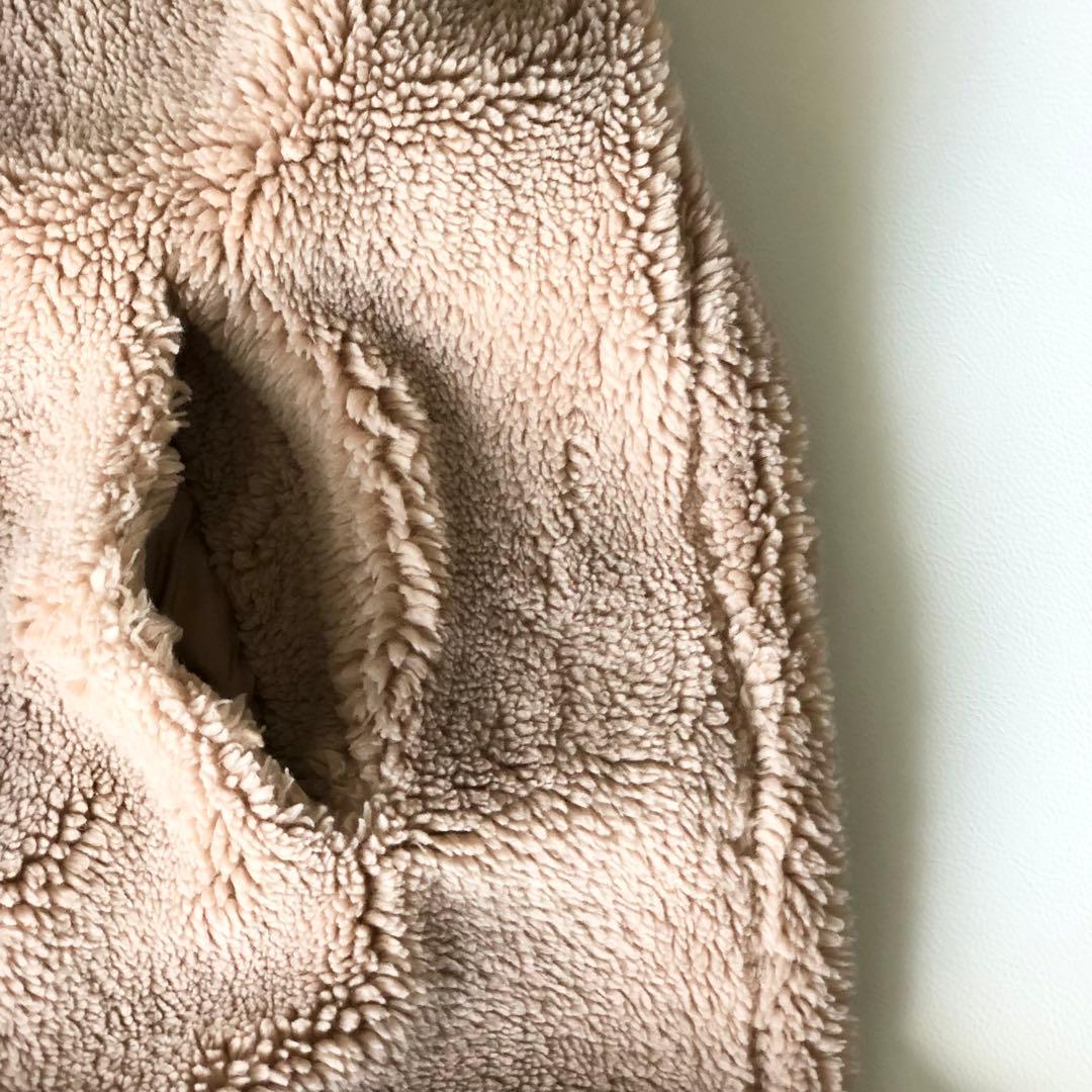 2970A美品　ジャッキー　テディベアロングコート　ベージュ　M