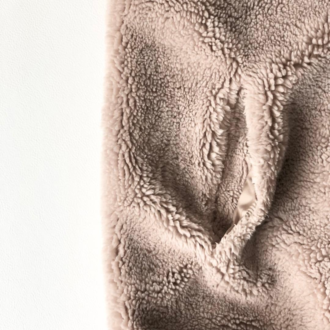 2970A美品　ジャッキー　テディベアロングコート　ベージュ　M