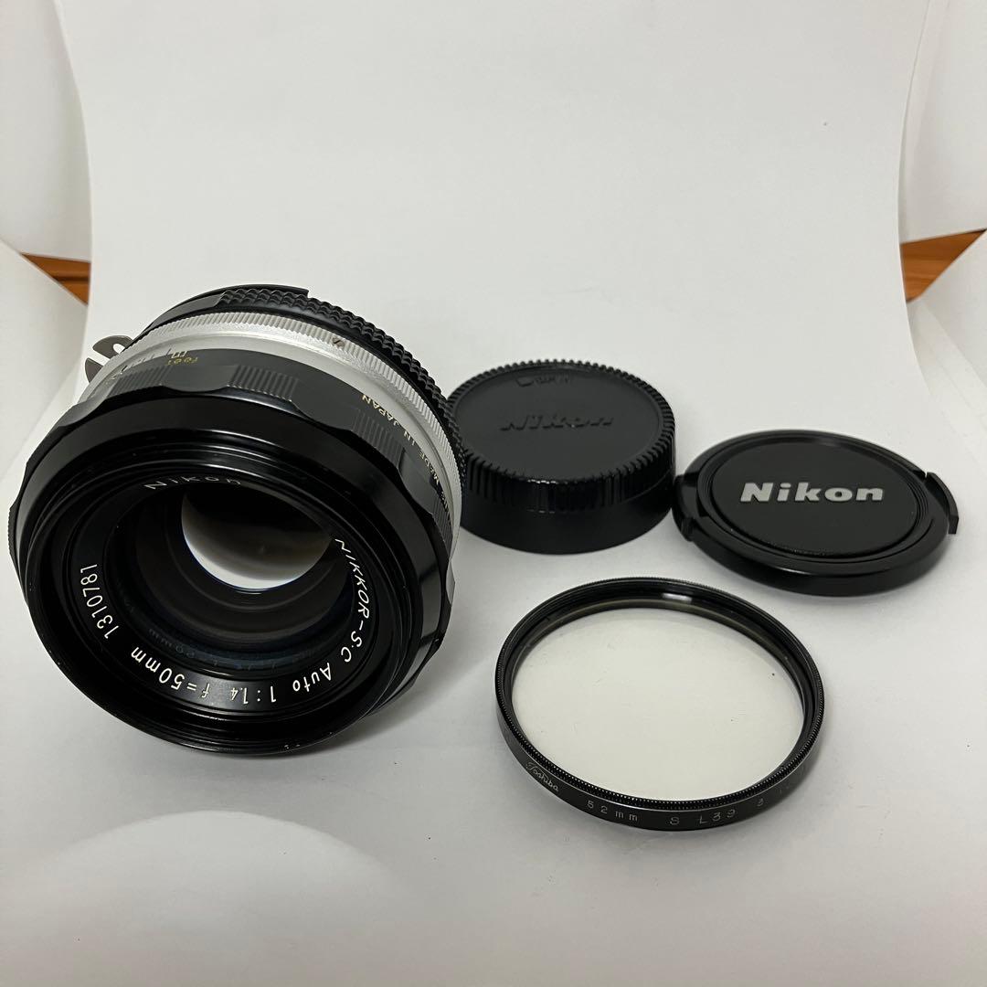 Nikkor-S.C 50mm f/1.4 AI改 単焦点レンズ、オールドレンズ