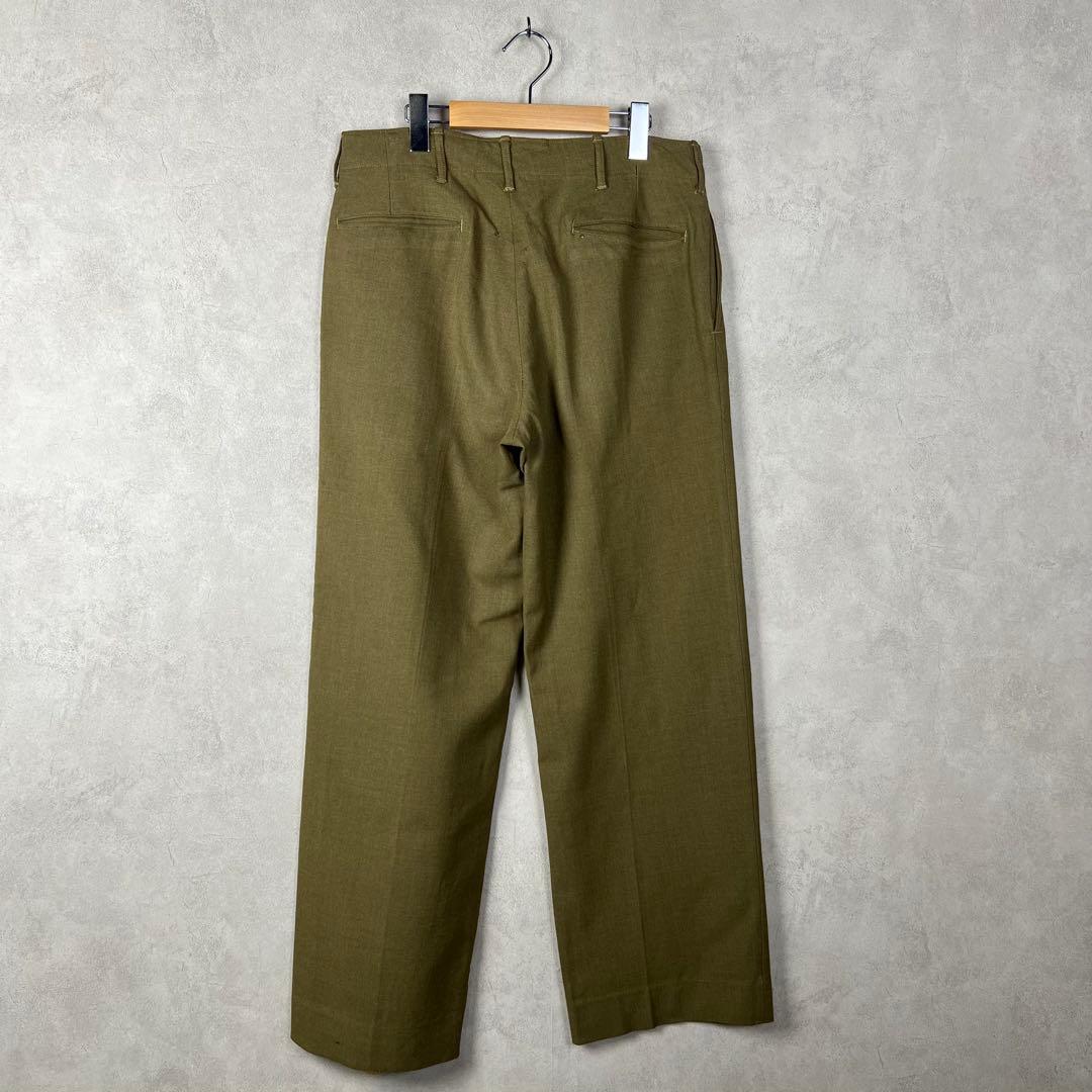40s US ARMY 米軍実物 M37 ウールトラウザーズ vintage