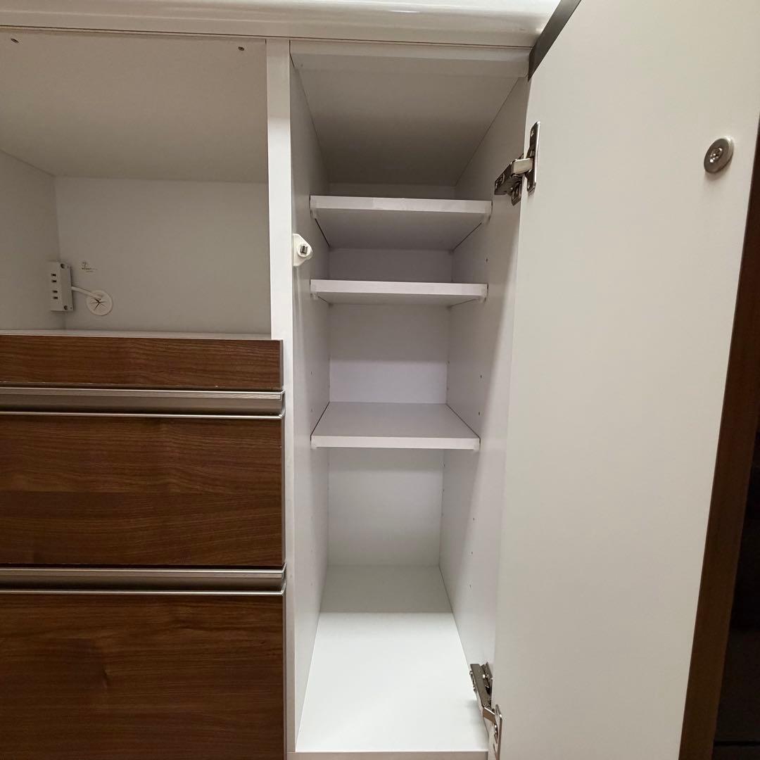 【掲載終了間近】【モイス加工付き】カップボード キッチンボード 食器棚