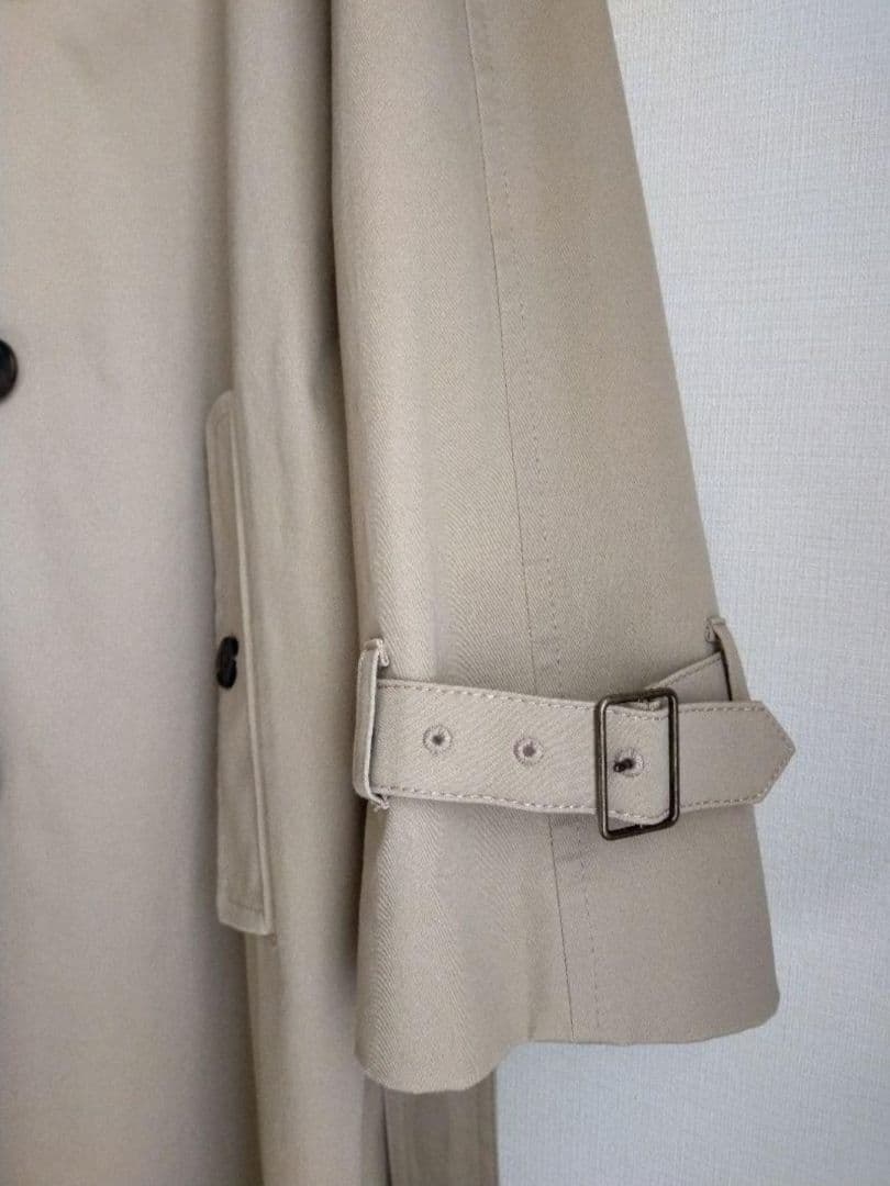 美品 23区 大きいサイズ46 コットンギャバトレンチコート 蛯原友里さん着用