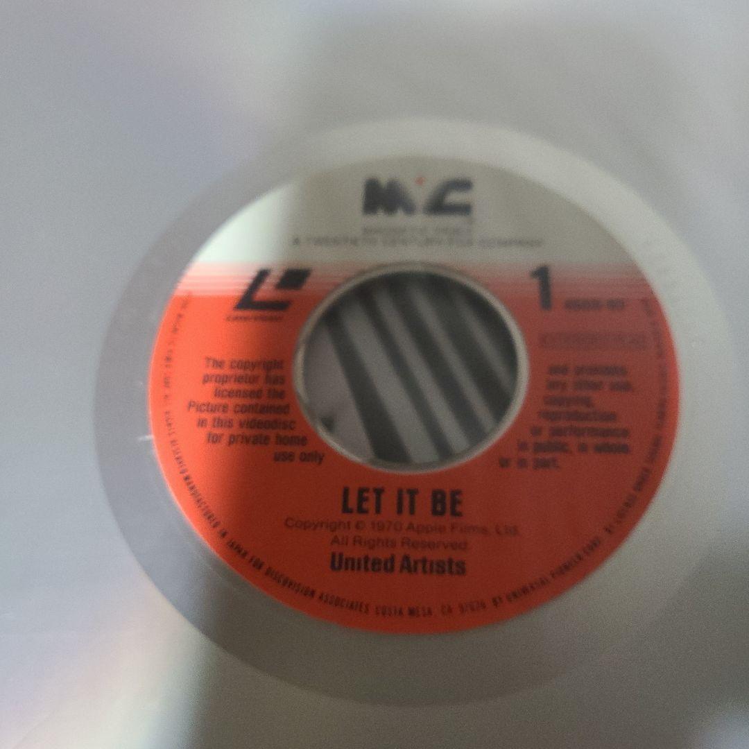超貴重‼️輸入レーザーディスク盤「レット・イット・ビー」ビートルズ