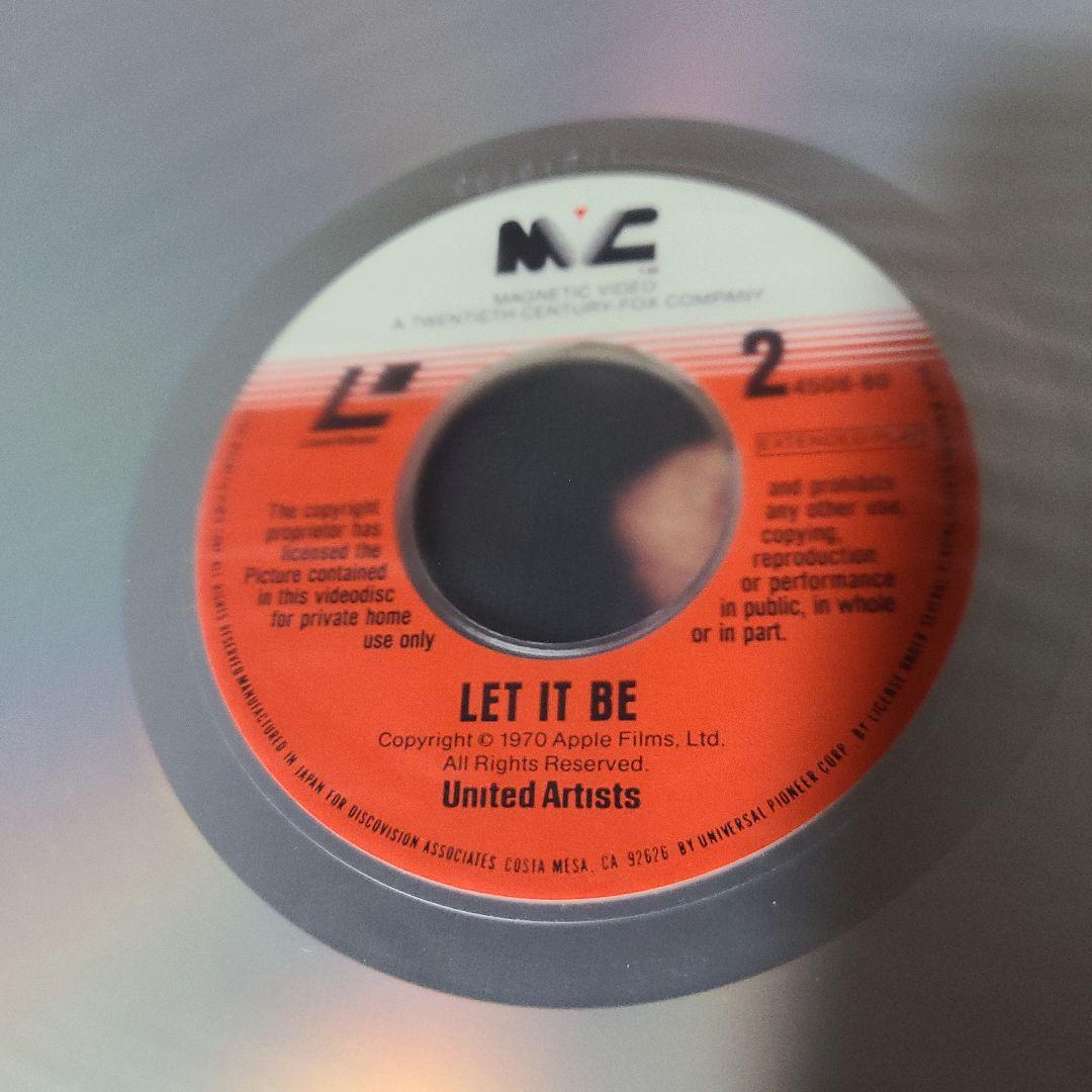 超貴重‼️輸入レーザーディスク盤「レット・イット・ビー」ビートルズ