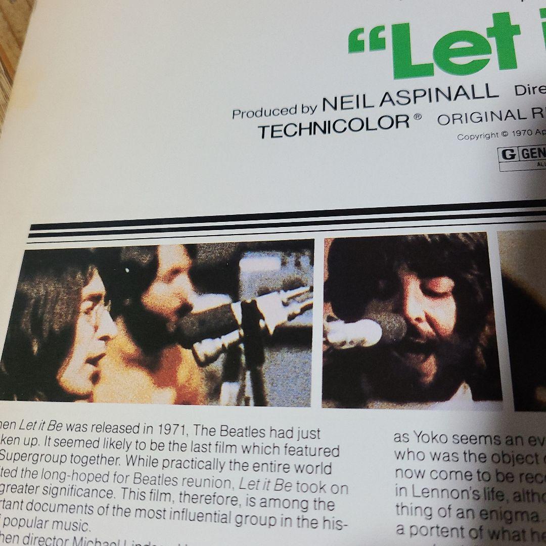超貴重‼️輸入レーザーディスク盤「レット・イット・ビー」ビートルズ