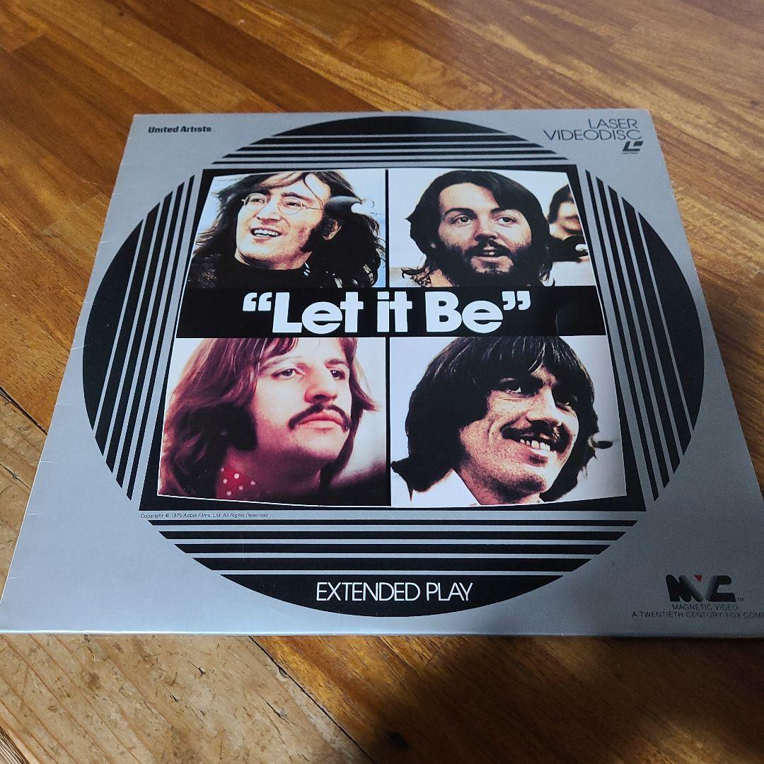 超貴重‼️輸入レーザーディスク盤「レット・イット・ビー」ビートルズ