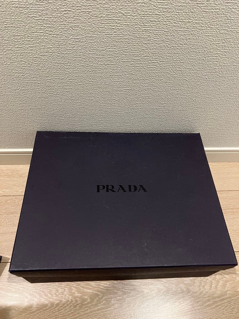 B*C様 PRADA ハイカットスニーカー ブラック　レディース　25.5cm