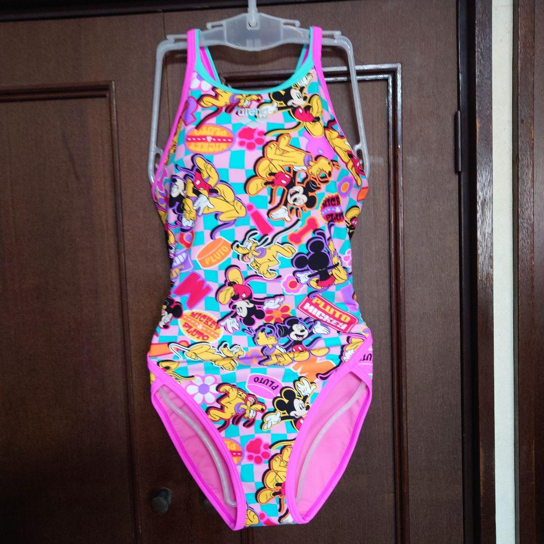 『Oサイズ』ミッキー ミニー カラフル水着 レディース ディズニー 新品未使用