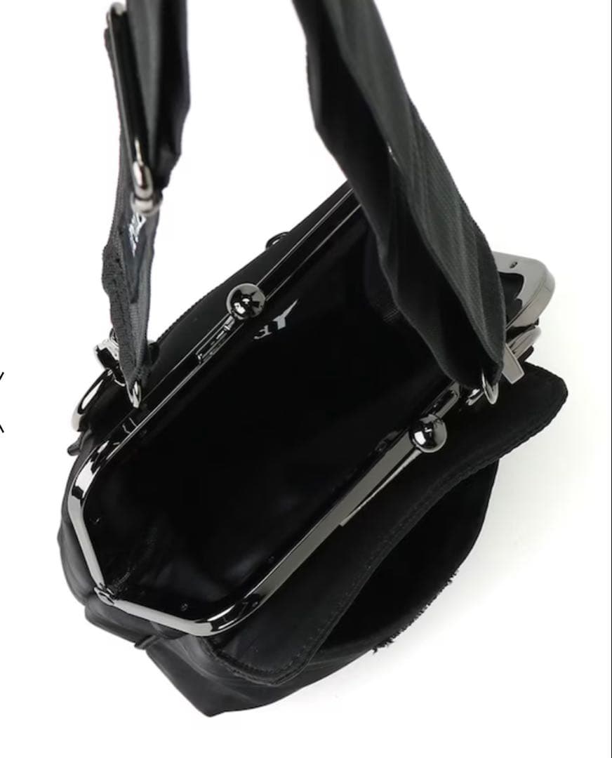 Ground Y ブラック ショルダーバッグ　がま口　ブラック