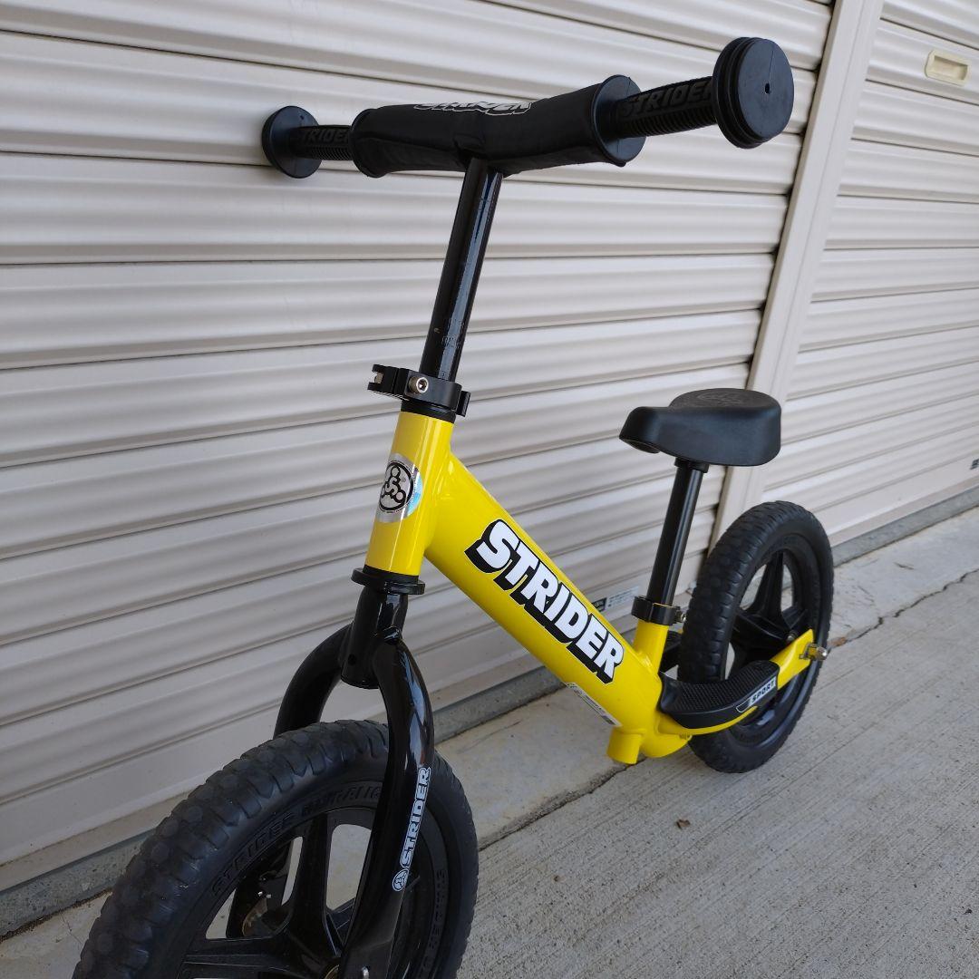 組み立て不要！　STRIDER 12　ストライダースポーツ　イエロー　日本正規品