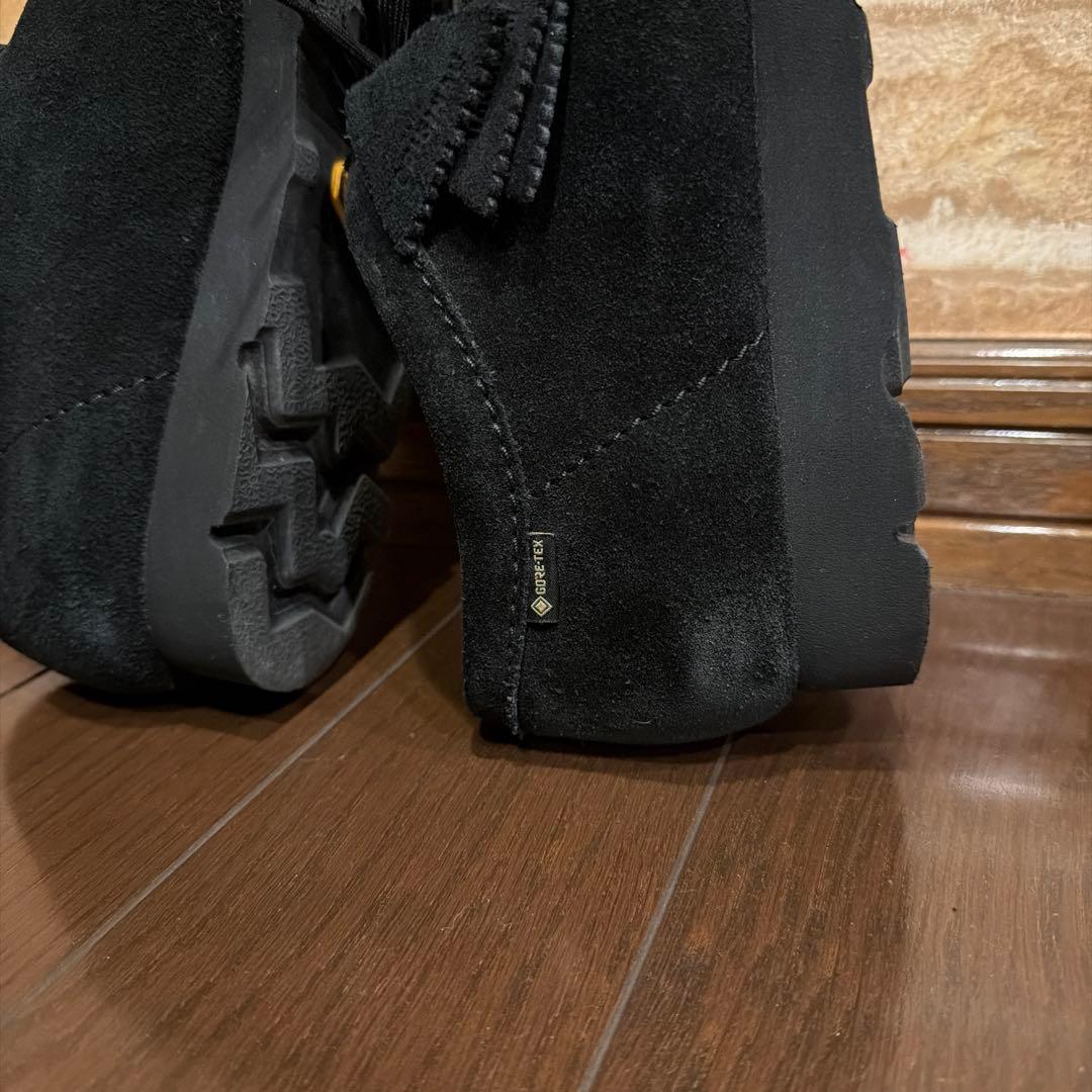 【美品】クラークス ワラビーブーツ 黒 GTX ゴアテックス vibramソール