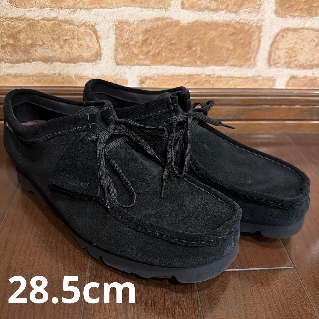 【美品】クラークス ワラビーブーツ 黒 GTX ゴアテックス vibramソール