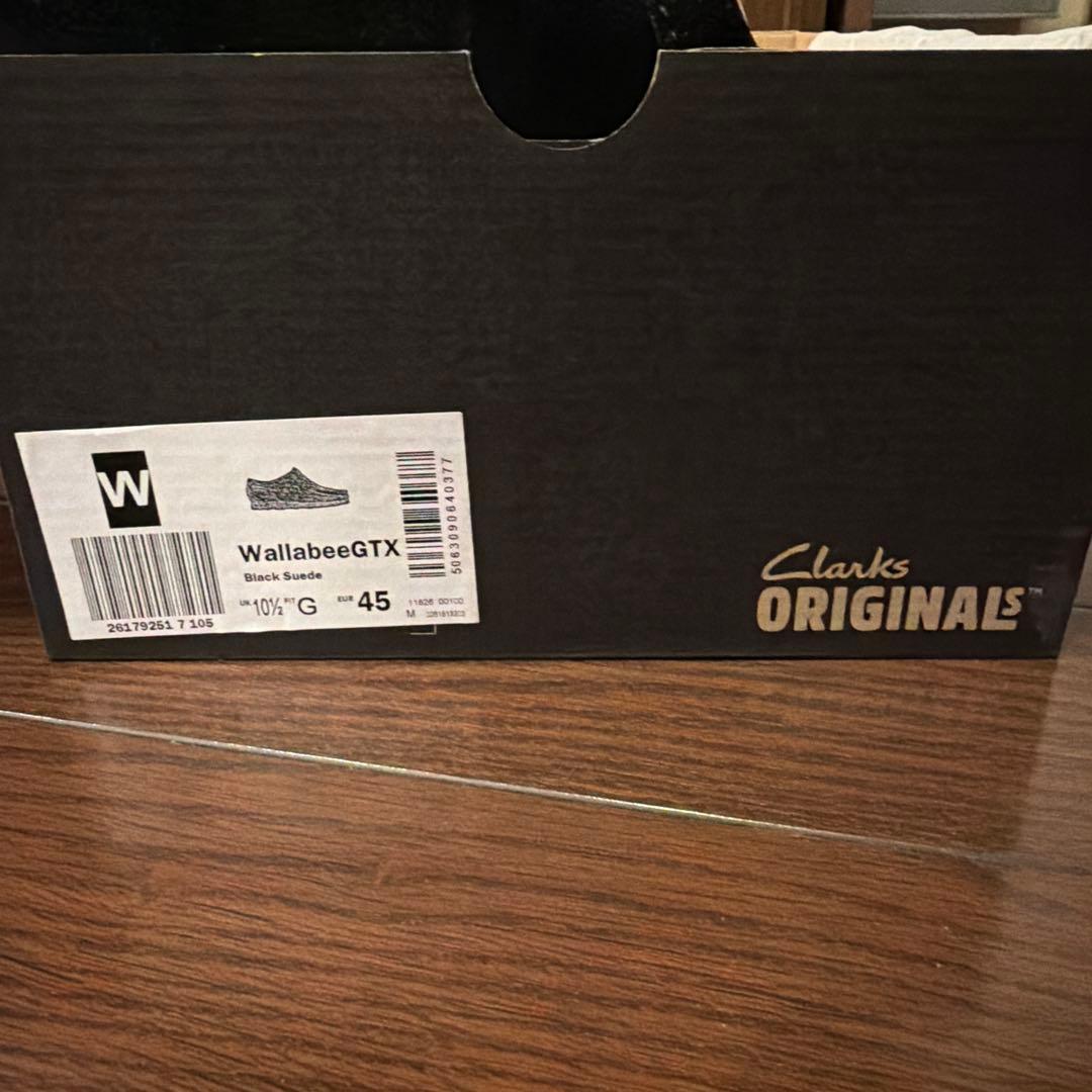 【美品】クラークス ワラビーブーツ 黒 GTX ゴアテックス vibramソール