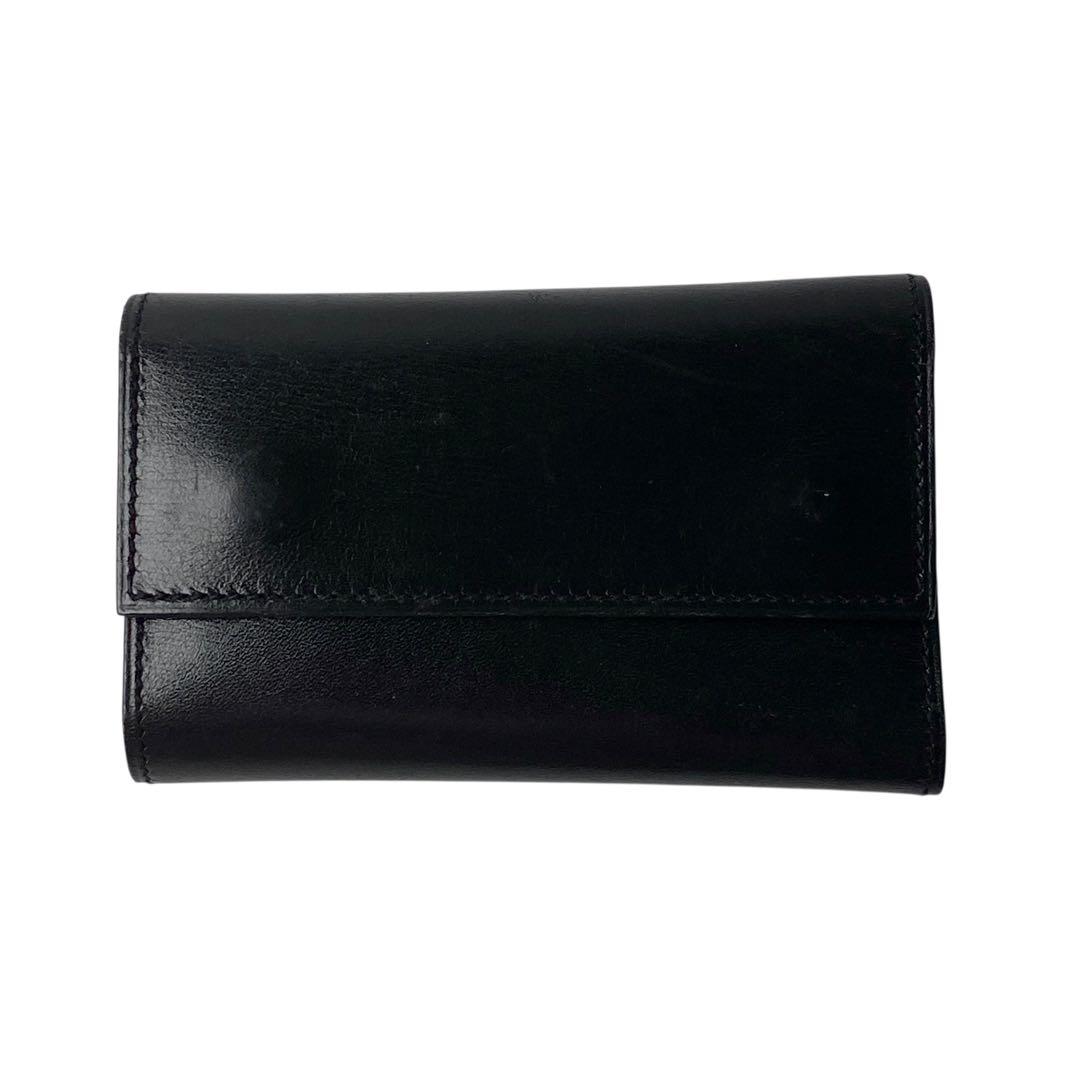 [入手困難] エルメス HERMES ボックスカーフ 8連 キーケース ブラック