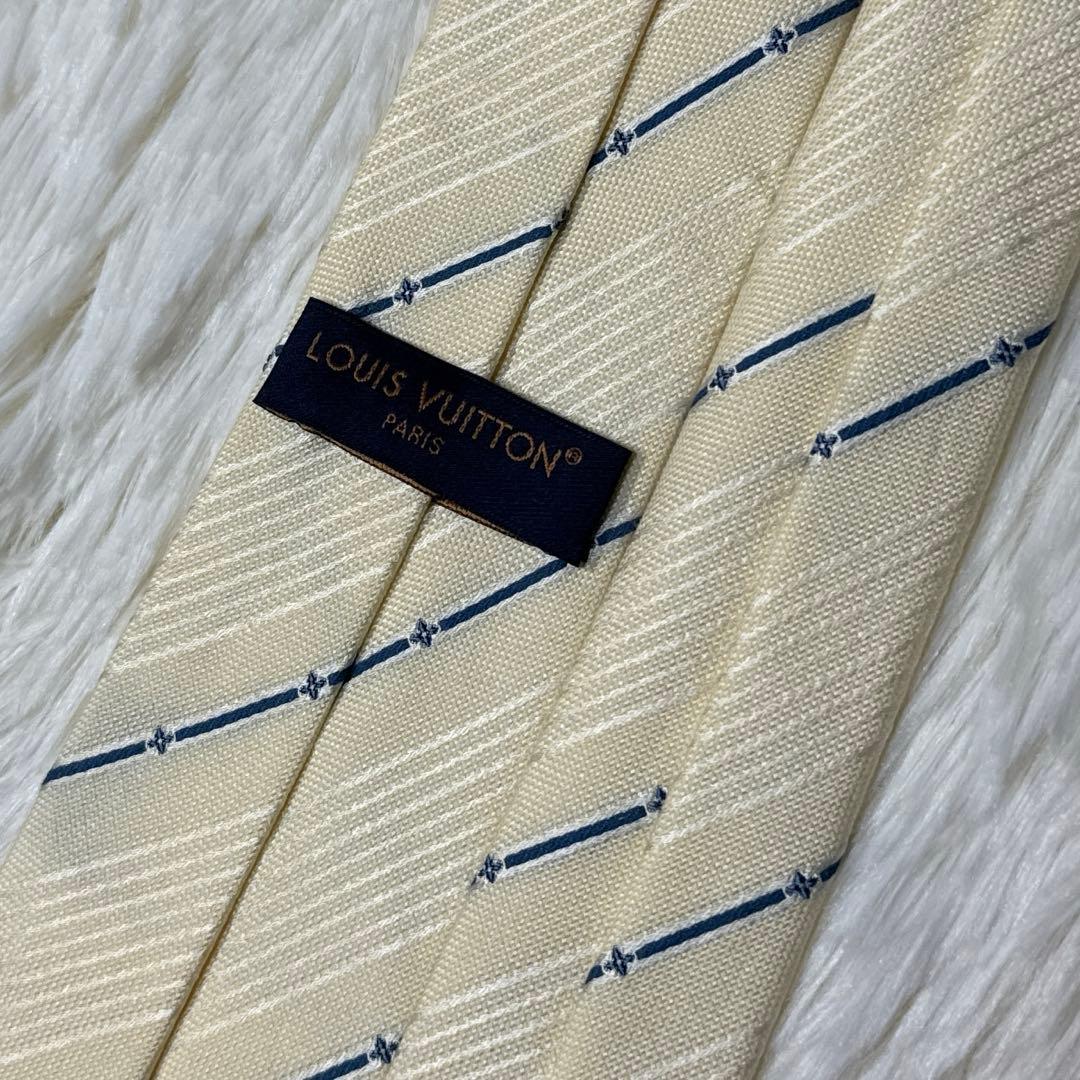 【未使用品】LOUIS VUITTON ブランドネクタイ　高級シルク　細め
