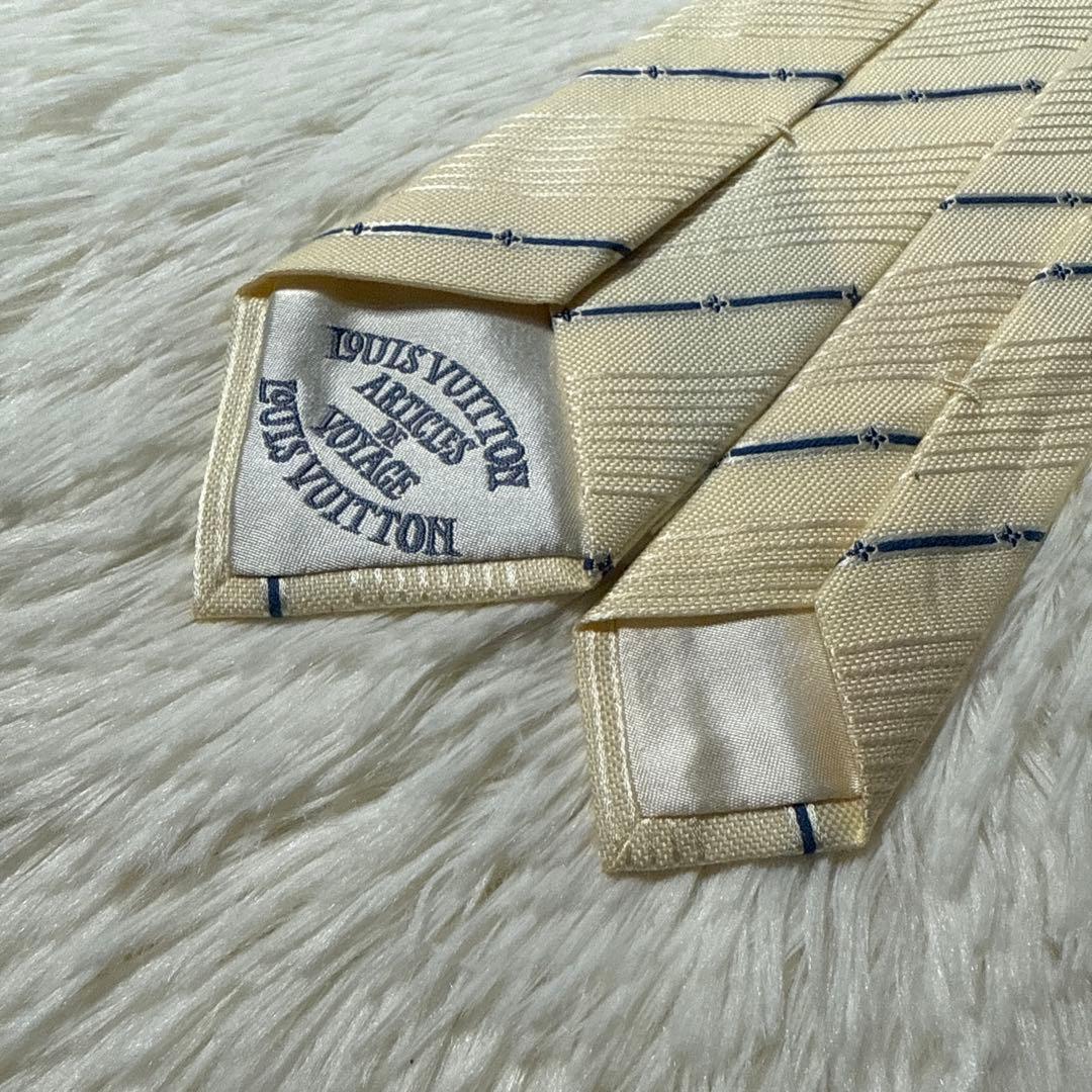 【未使用品】LOUIS VUITTON ブランドネクタイ　高級シルク　細め