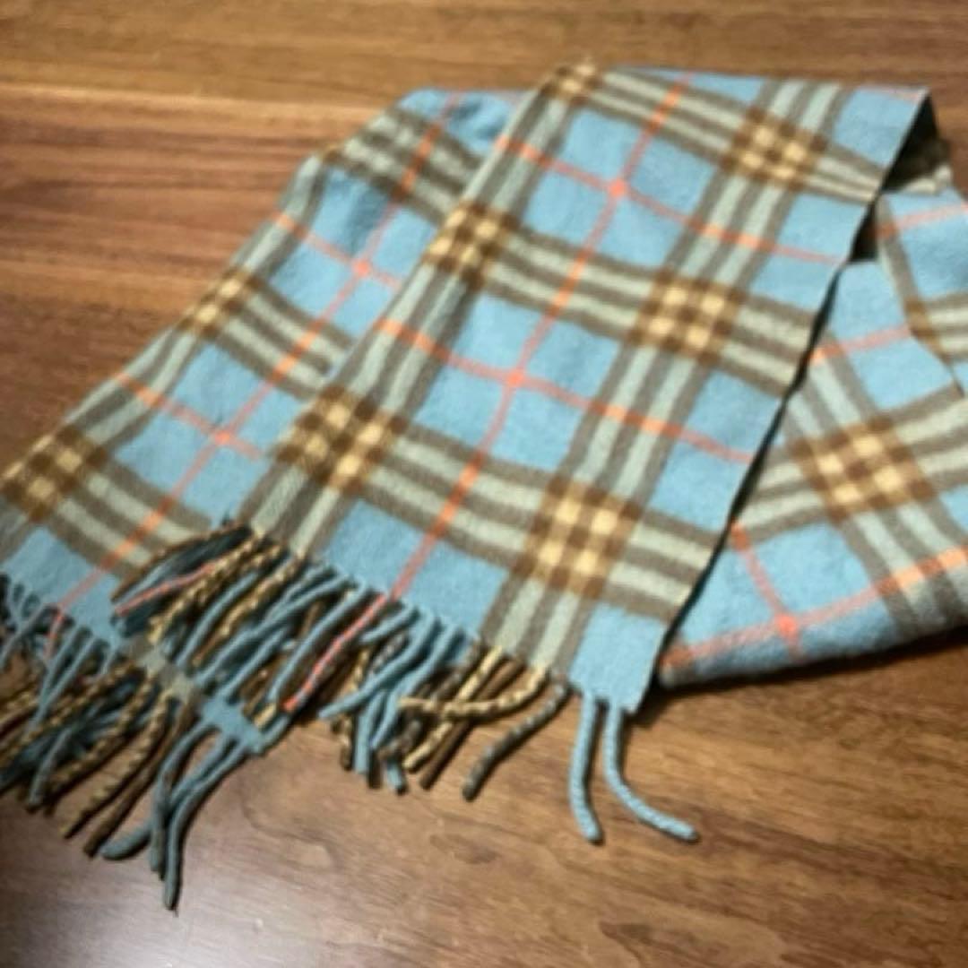 【大幅値下げ！正規品】Burberrysマフラー　カシミヤ100%希少なチェック