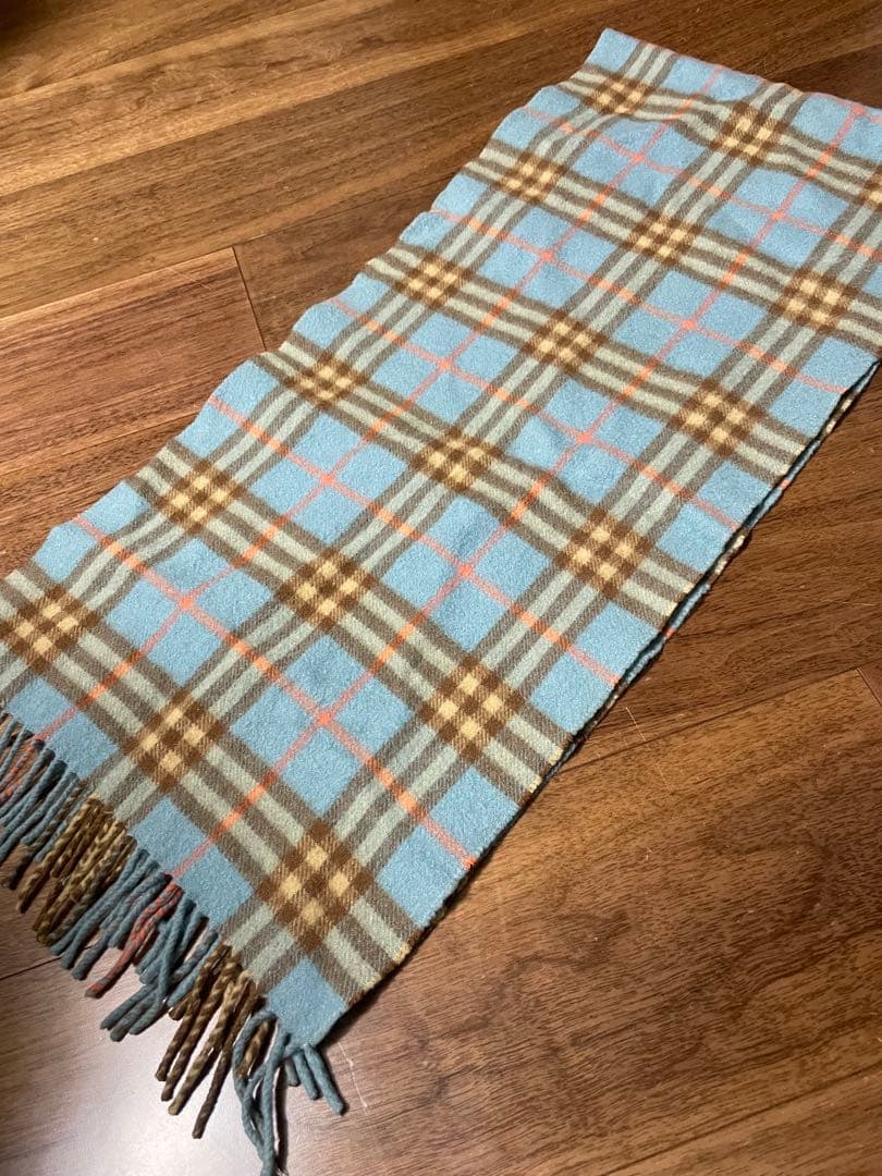 【大幅値下げ！正規品】Burberrysマフラー　カシミヤ100%希少なチェック