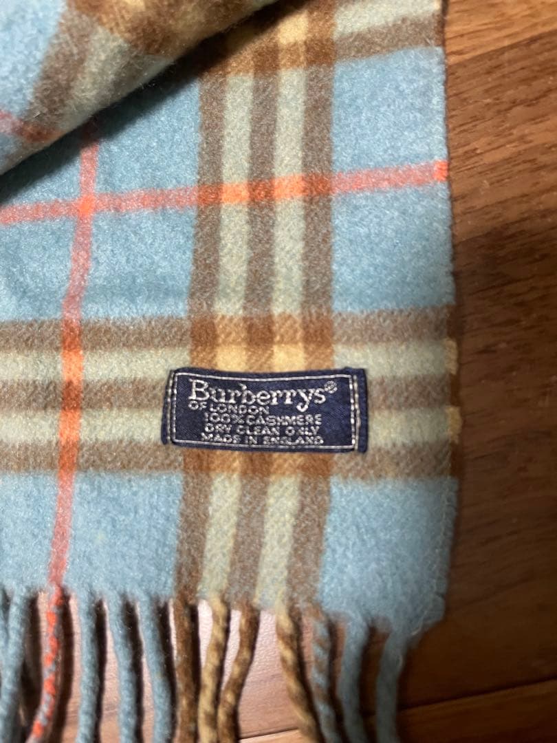 【大幅値下げ！正規品】Burberrysマフラー　カシミヤ100%希少なチェック