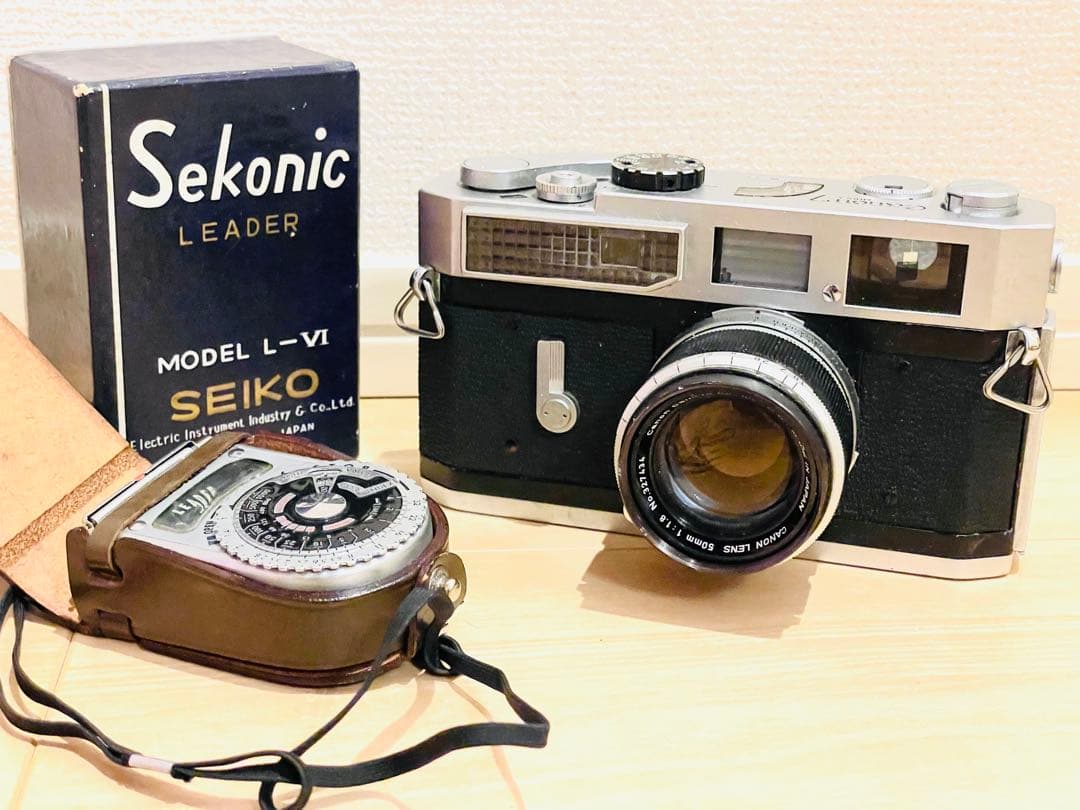 美品✨Canon model 7 レンジファインダーカメラ 50mmレンズ付き