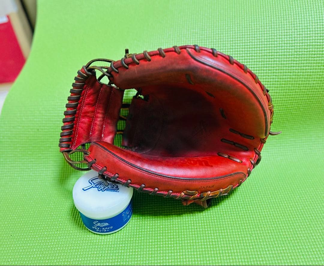 【爆音】日本製　Wilson staff ウィルソン　硬式 キャッチャーミット