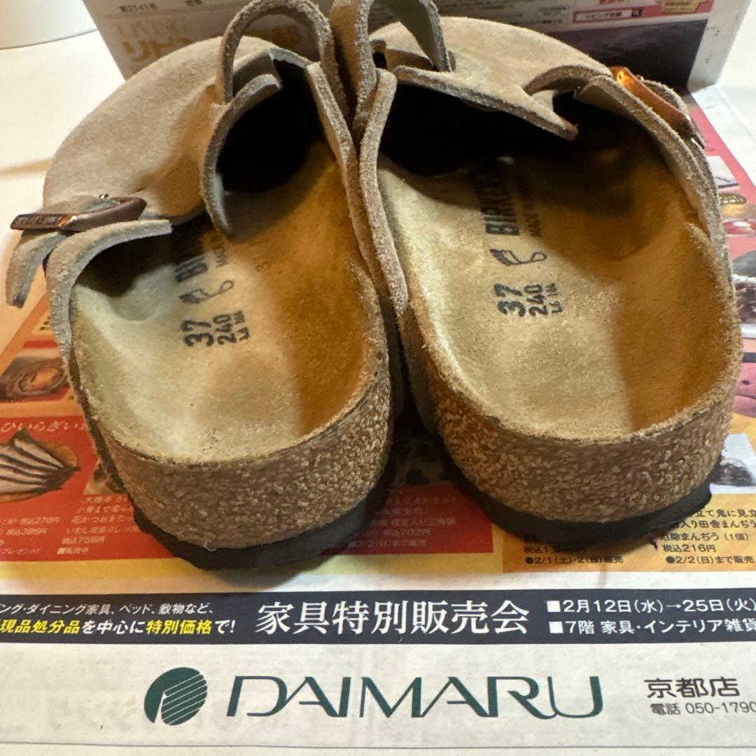 【最終値下】birkenstock ボストン　トープ　37