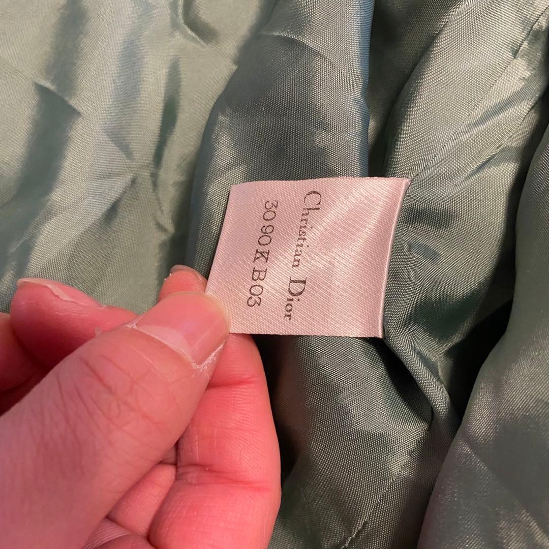 Dior クリスチャンディオール　チェック　テーラード　ジャケット　ウール