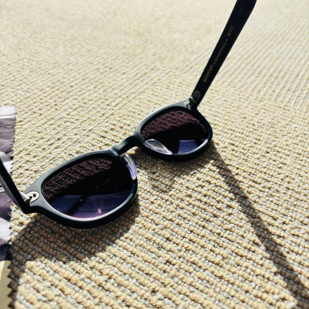 お値下げ　MOSCOT LEMTOSH 46 サングラス　マットブラック