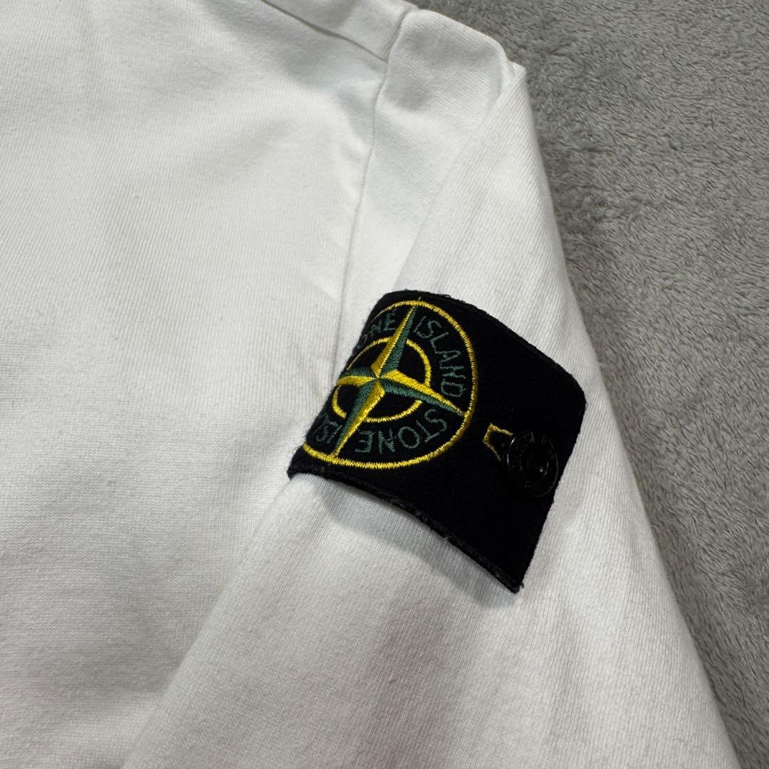 ストーンアイランド　長袖Tシャツ　XL 白　K1S156100043 S0A50