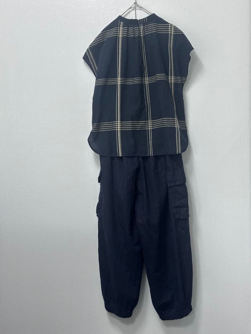 今季発売中 パラスパレス 綿麻シーチング　カーゴイージーパンツ Ｍ