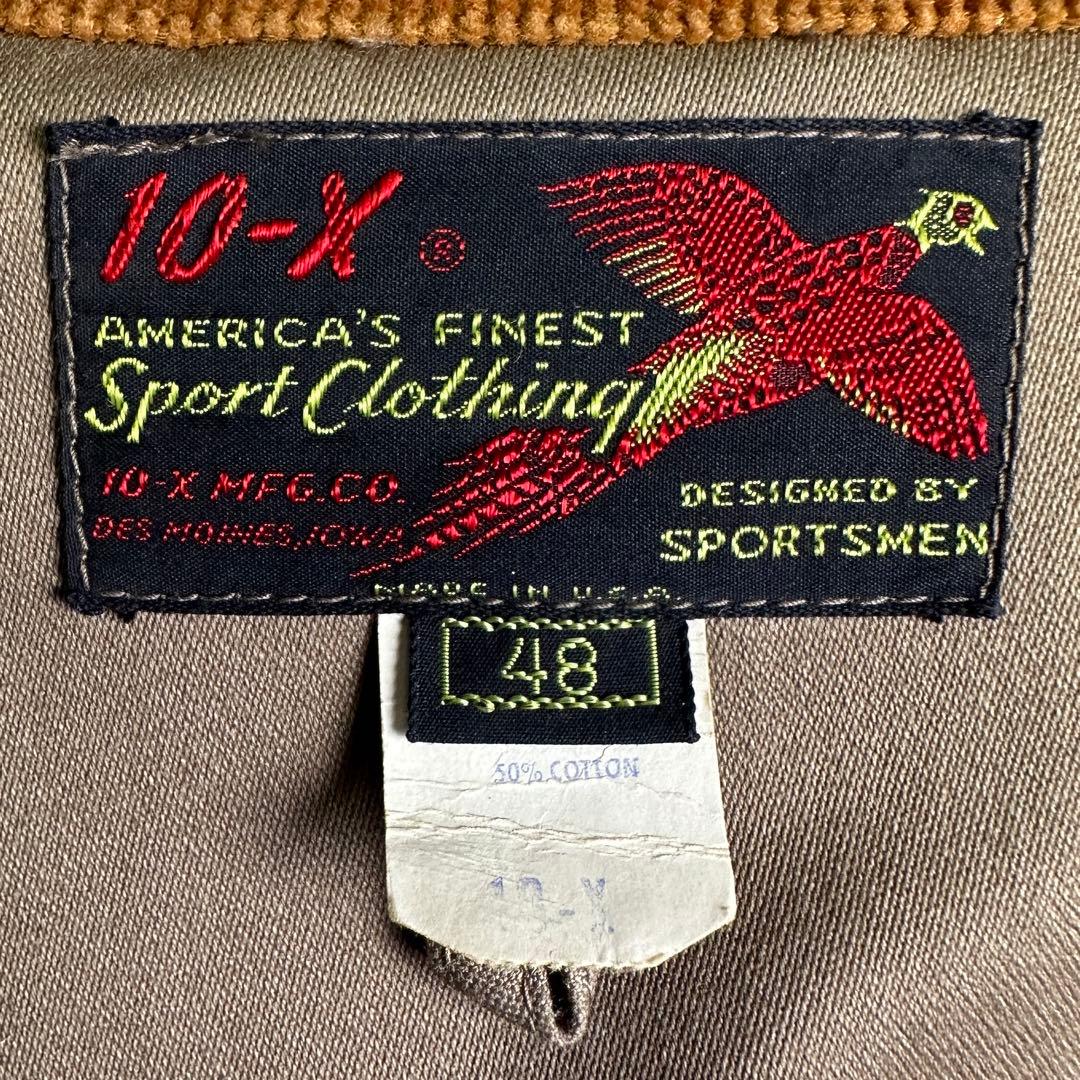 r*r様 60s 10-X ハンティング ジャケット 48 ビッグサイズ XL-