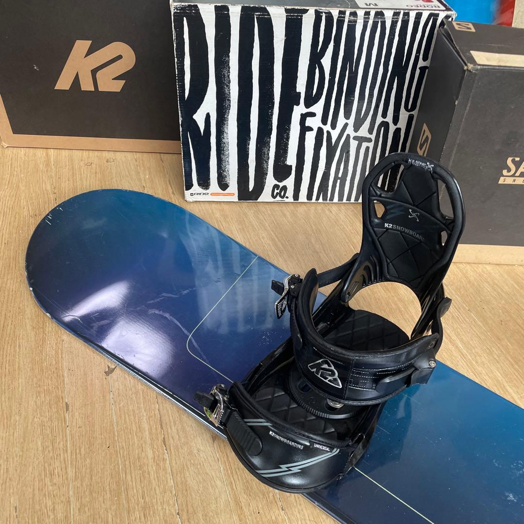BURTON　バートン　バインディング付　カスタムX兄弟機　スノーボードセット