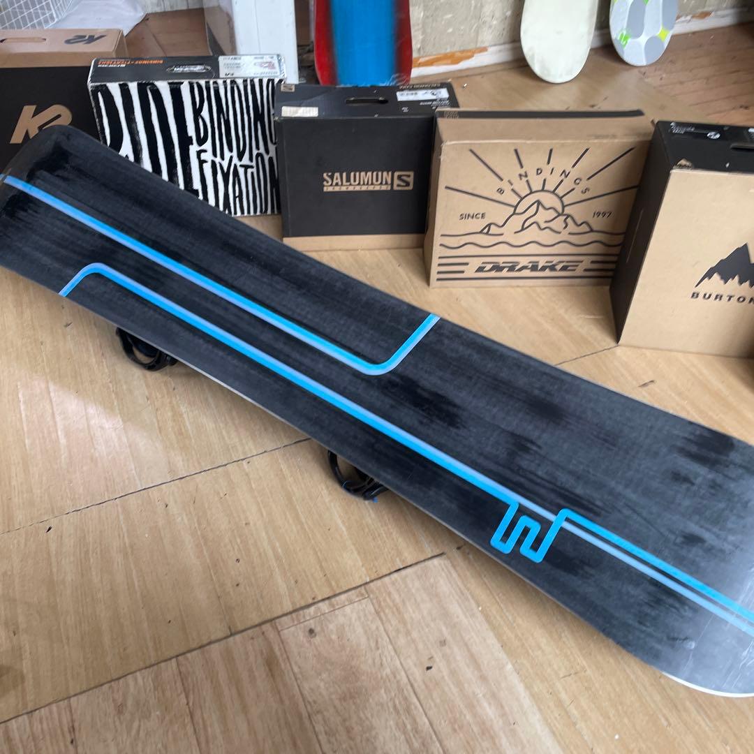 BURTON　バートン　バインディング付　カスタムX兄弟機　スノーボードセット