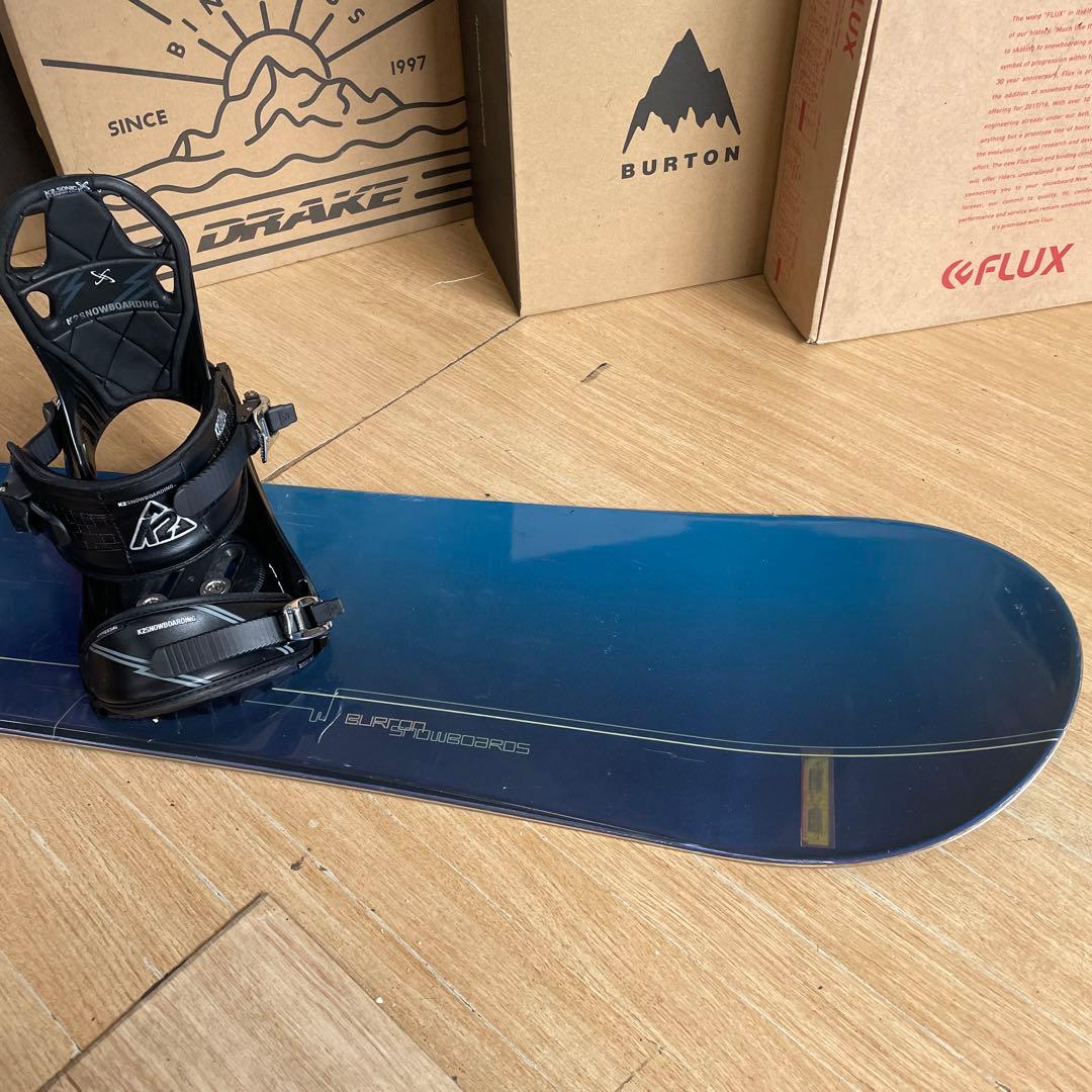 BURTON　バートン　バインディング付　カスタムX兄弟機　スノーボードセット