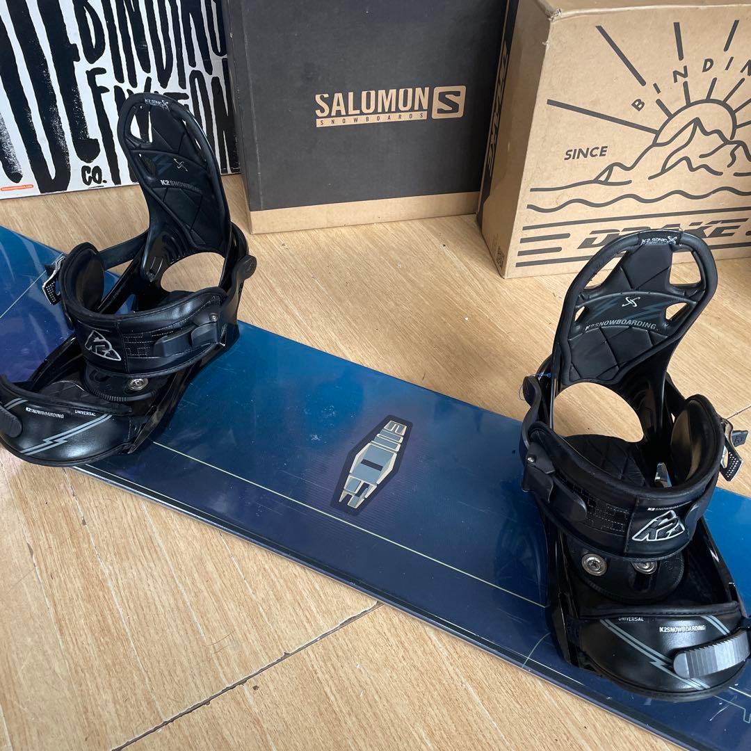 BURTON　バートン　バインディング付　カスタムX兄弟機　スノーボードセット