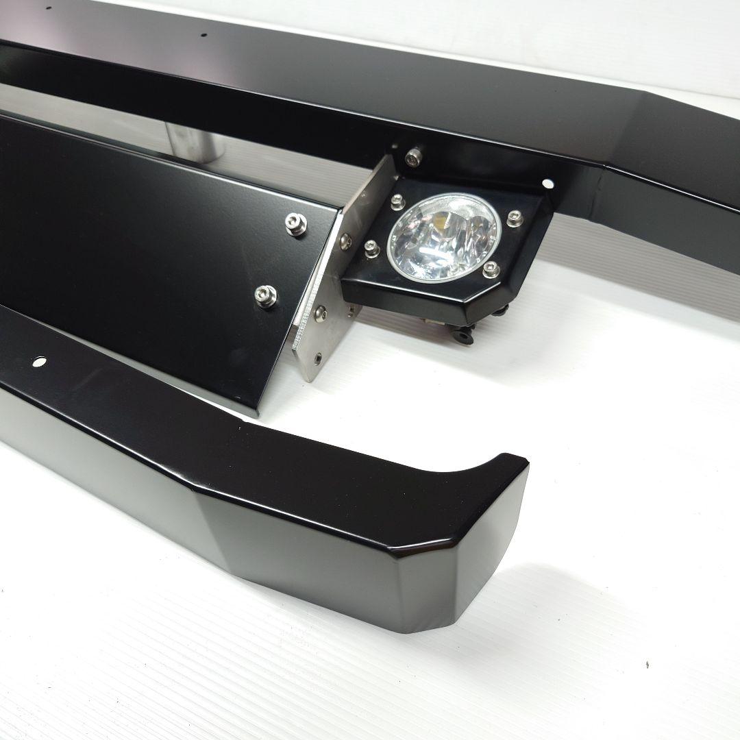 ジムニーＪＢ６４用マッドブラック角型フロントバンパー