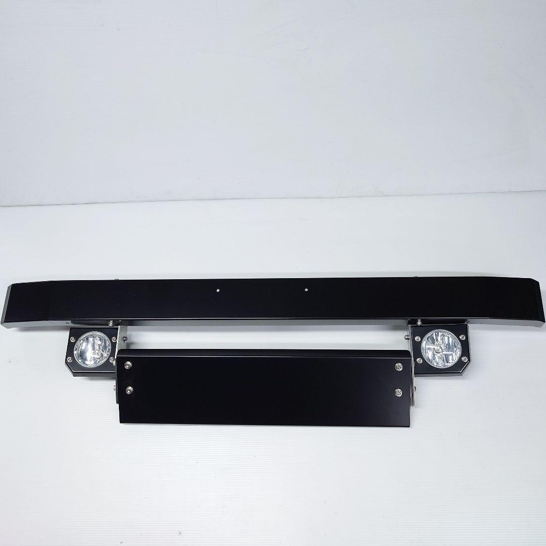 ジムニーＪＢ６４用マッドブラック角型フロントバンパー