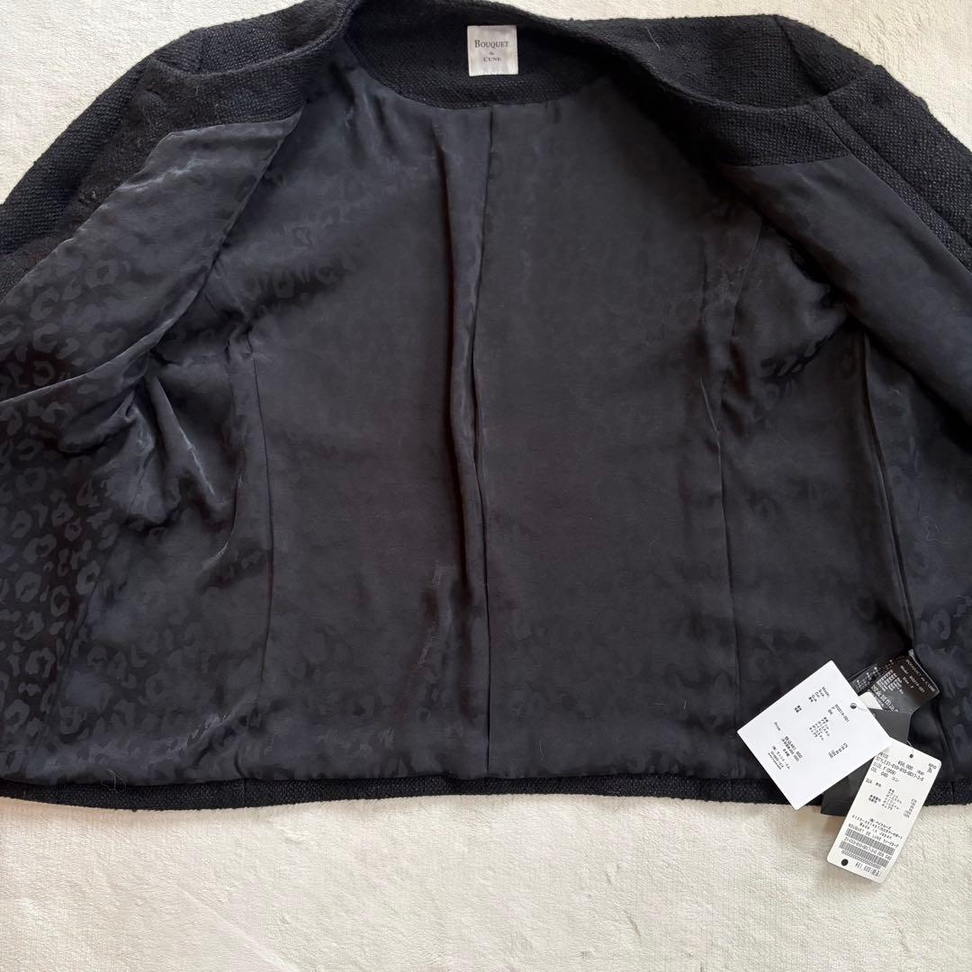 新品IENA Bouquet de L'UNE 　別注ツイードジャケット金ボタン