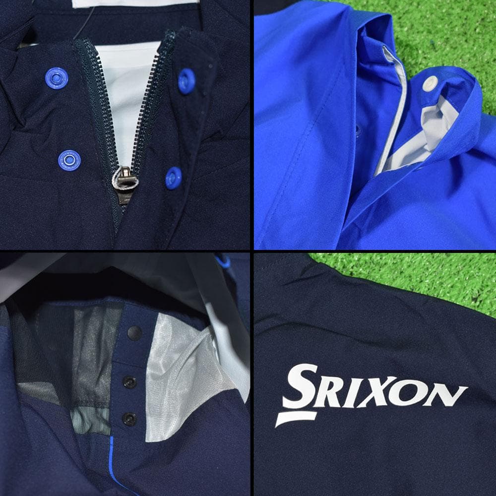 SRIXON/スリクソン ゴルフ 防風レインスーツ【ブルー/L】新品！