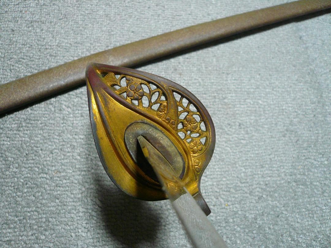 指揮刀 二環吊 儀礼刀 将校 士官 軍刀 サーベル 旧日本軍 陸軍 ②